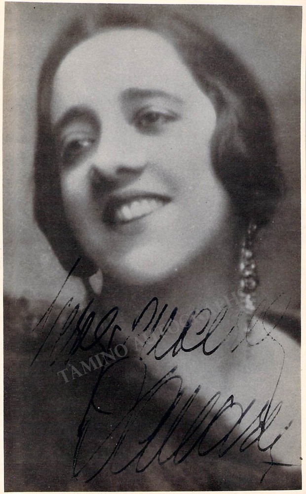 D'Alvarez, Marguerite - Signed Photograph