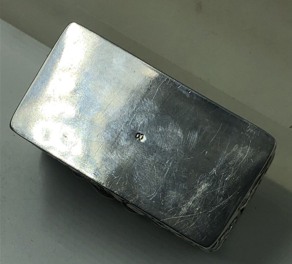 Silver Trinket Ring Dressing Table Box Nathan and Hayes Chester 1909