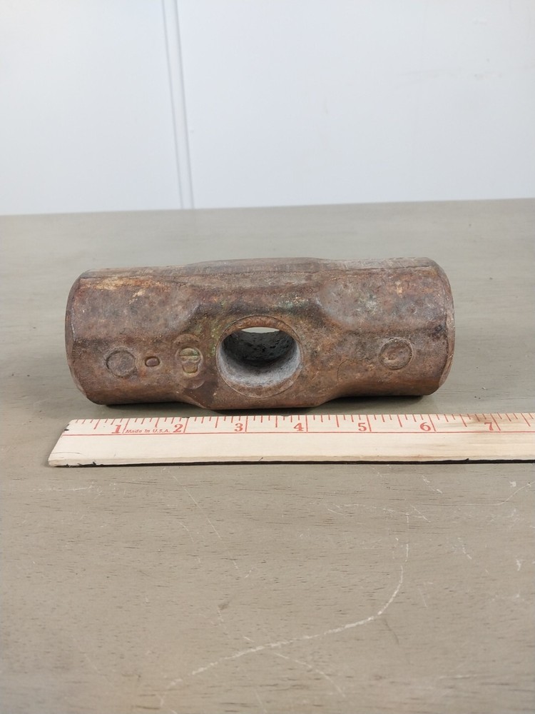 Vintage #8 7 Lbs. 10 Oz. ￼Sledge Hammer Head Blacksmith Tool