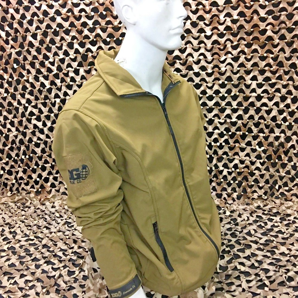 NEW Enola Gaye TechOne Windbreaker Jacket - Tan - Medium