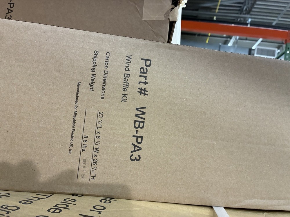 Mitsubishi Trane WB-PA3 Wind Baffle