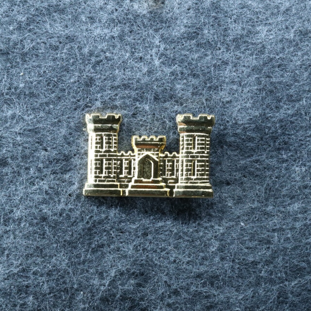 Military Hat Pin: Army Engineer Engineers Pin [2"]