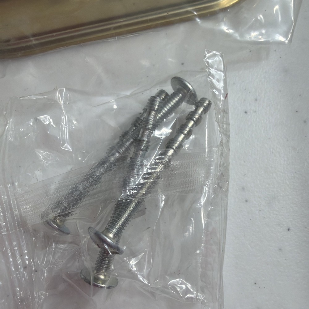 Set 2 Antique Library Cup Style Drawer Pulls Polished Brass Finish Solid 3.75”