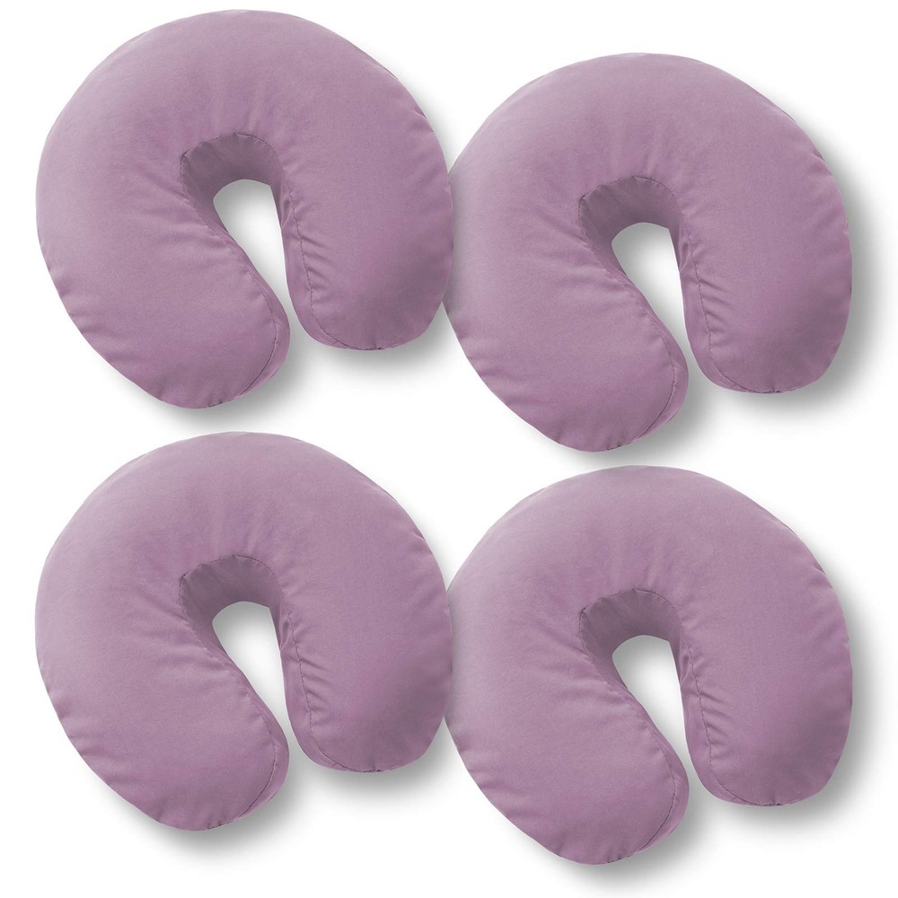 4-Pack Premium Microfiber Cradle Covers - Ultra Soft Fitted Massage Table Cra...