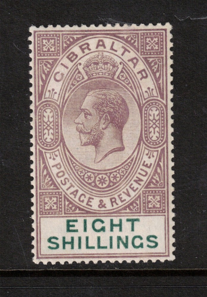 Gibraltar #90 Very Fine Mint Lightly Hinged