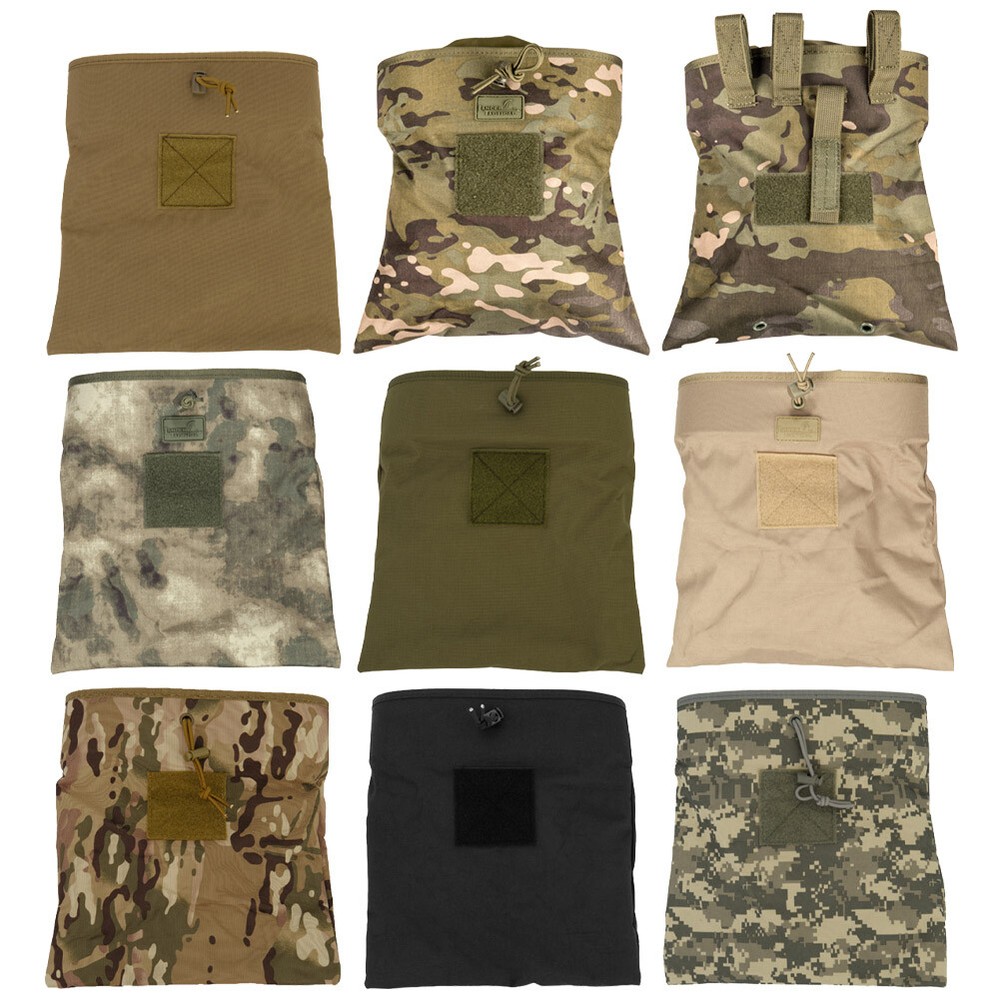 Lancer Tactical Airsoft Magazine Large Utility Folding MOLLE Dump Pouch CA-341