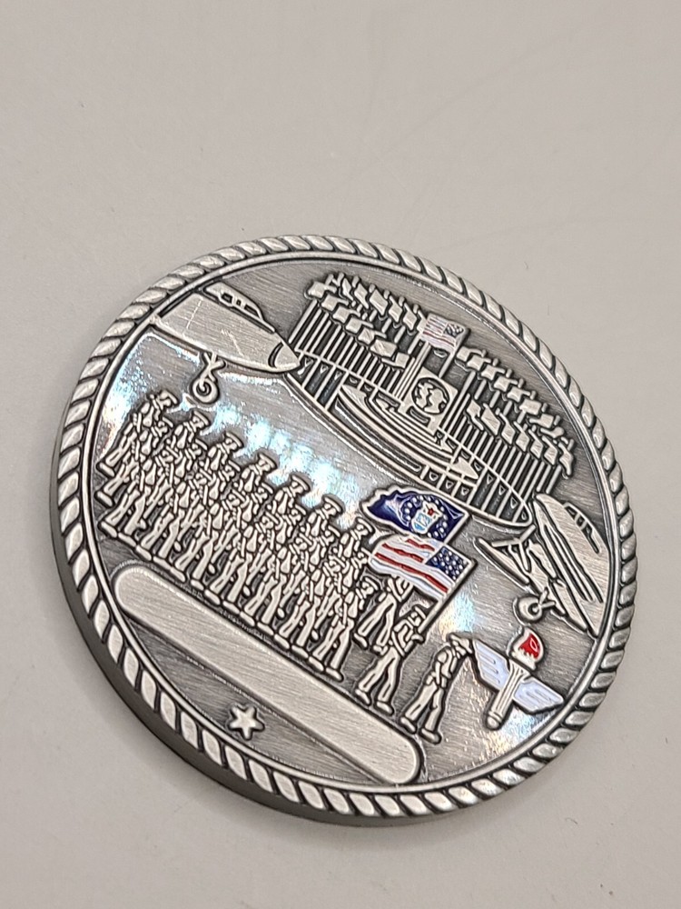 USAF 322nd Training SQ Basic Military Training 1.75 inch Blank Challenge Coin