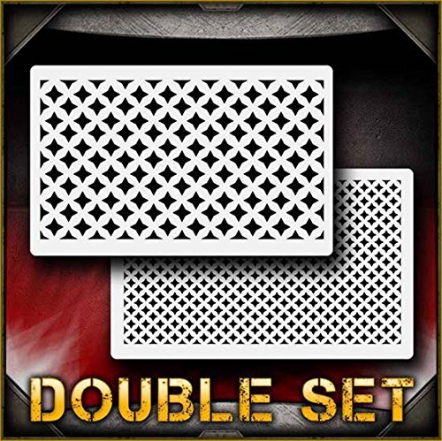 Diamond Pattern 2 Airbrush Stencil Template Airsick
