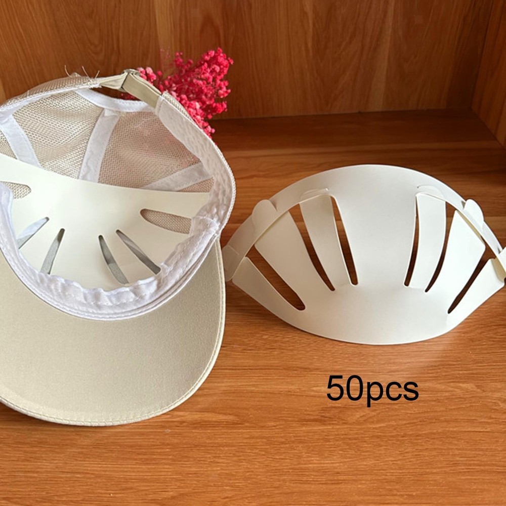 50 Pieces Baseball Cap Inserts Cardboard Convenient Universal Paper Hat Shapers