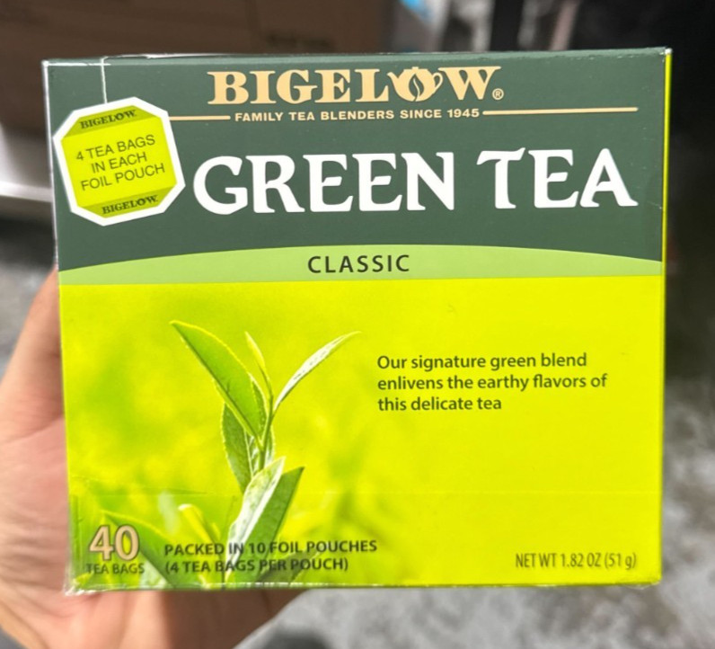 Bigelow Decaffeinated Classic Green Tea, 40 Count Box