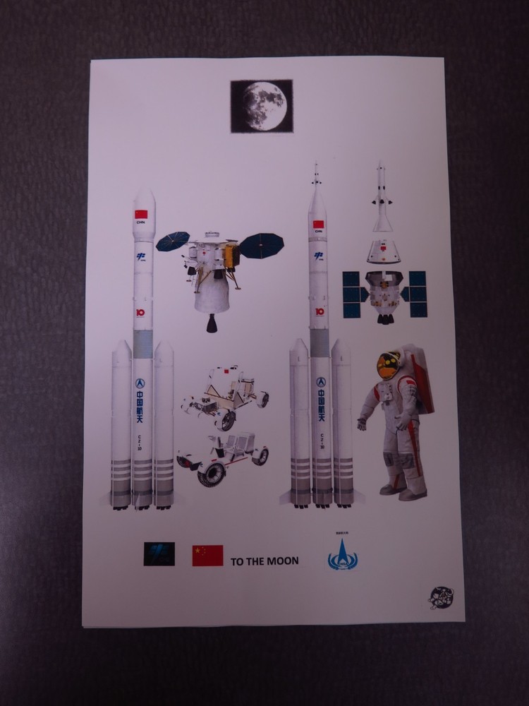 China's  Rocket  - To The Moon Diagram