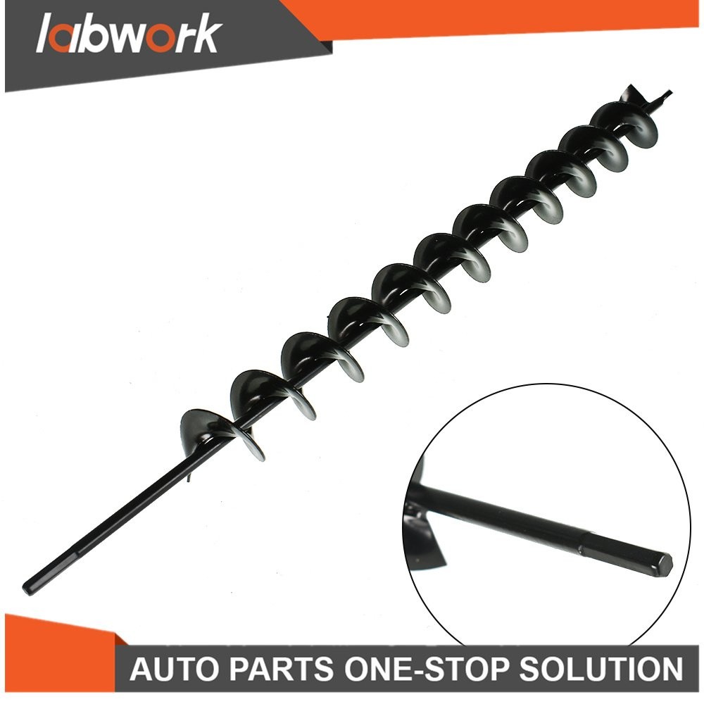 Labwork For Garden Post Fence Post Hole Digger 2" × 24" Earth Auger Drill Bit