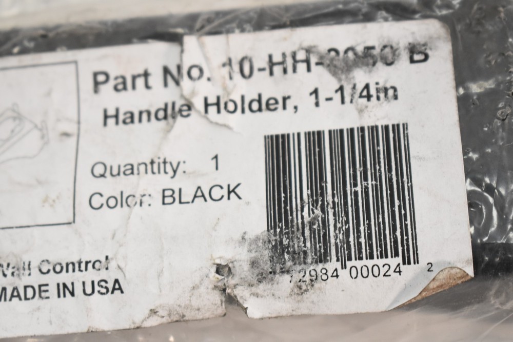 Black Metal Pegboard Hook for Tool Board 1-1/4" Handle 4" Deep 35 lbs Capacity