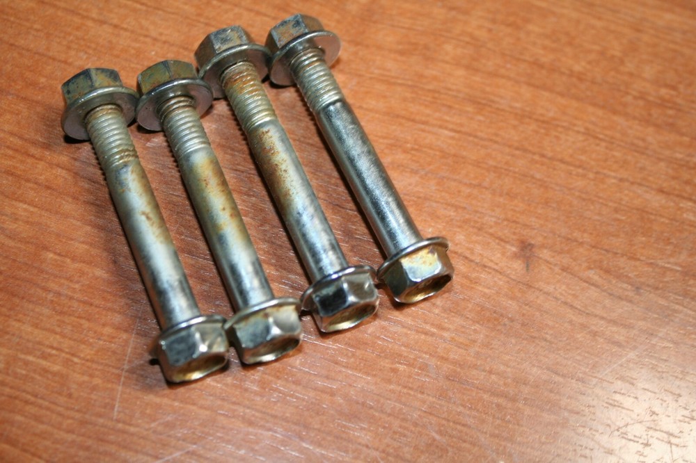 1982 Honda XR200 Front Fork Lower Clamp Bolts Nuts OEM 82 E