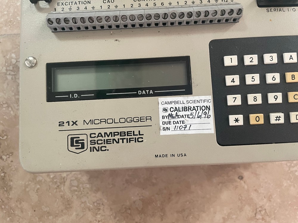 Campbell Scientific CS 21X Micrologger 6148 6149 6162