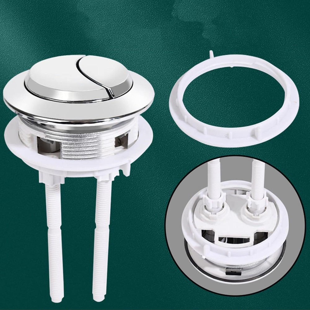 48mm Toilet Tank Push Button Dual Push Flushing Toilet Button Replacement