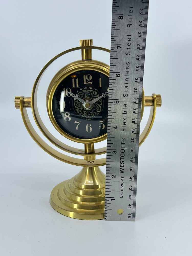 Uttermost Almonzo Table Clock (9PYVM) 06430Table Clock Desk Clock Mantel MODERN