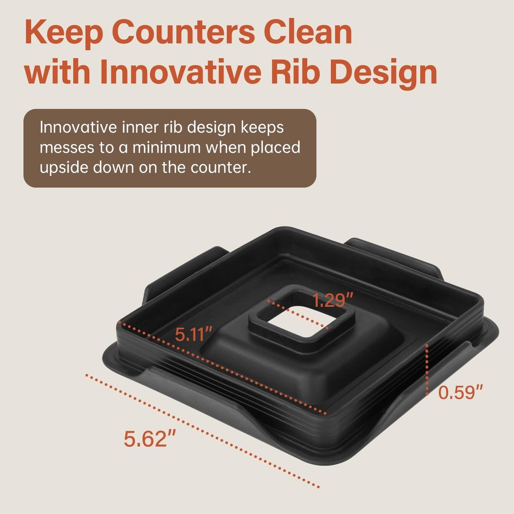 Blender Latching Lid Replacement for Blendtec Commercial WildSide+ & FourSide...