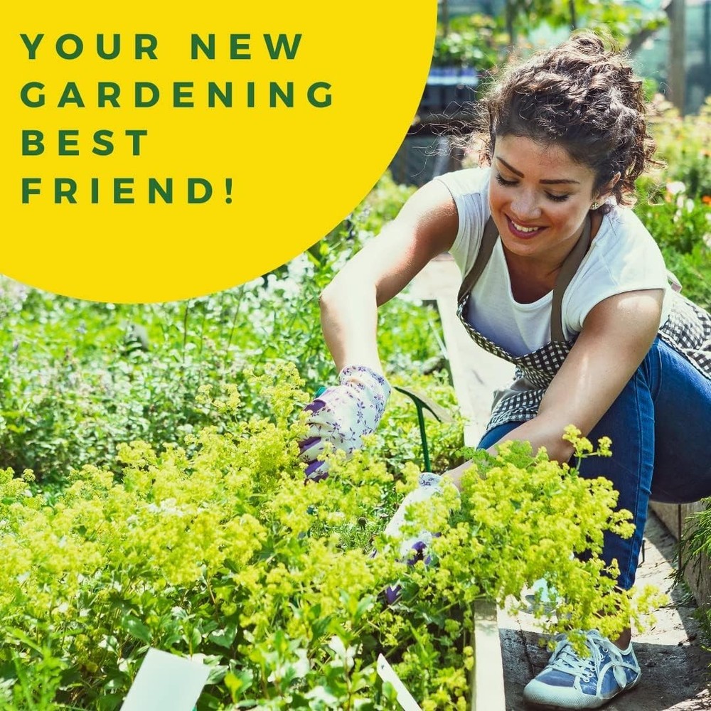 Ergonomic Sharktooth Weed Puller Tool - Effortless Root Removal for Gardeners