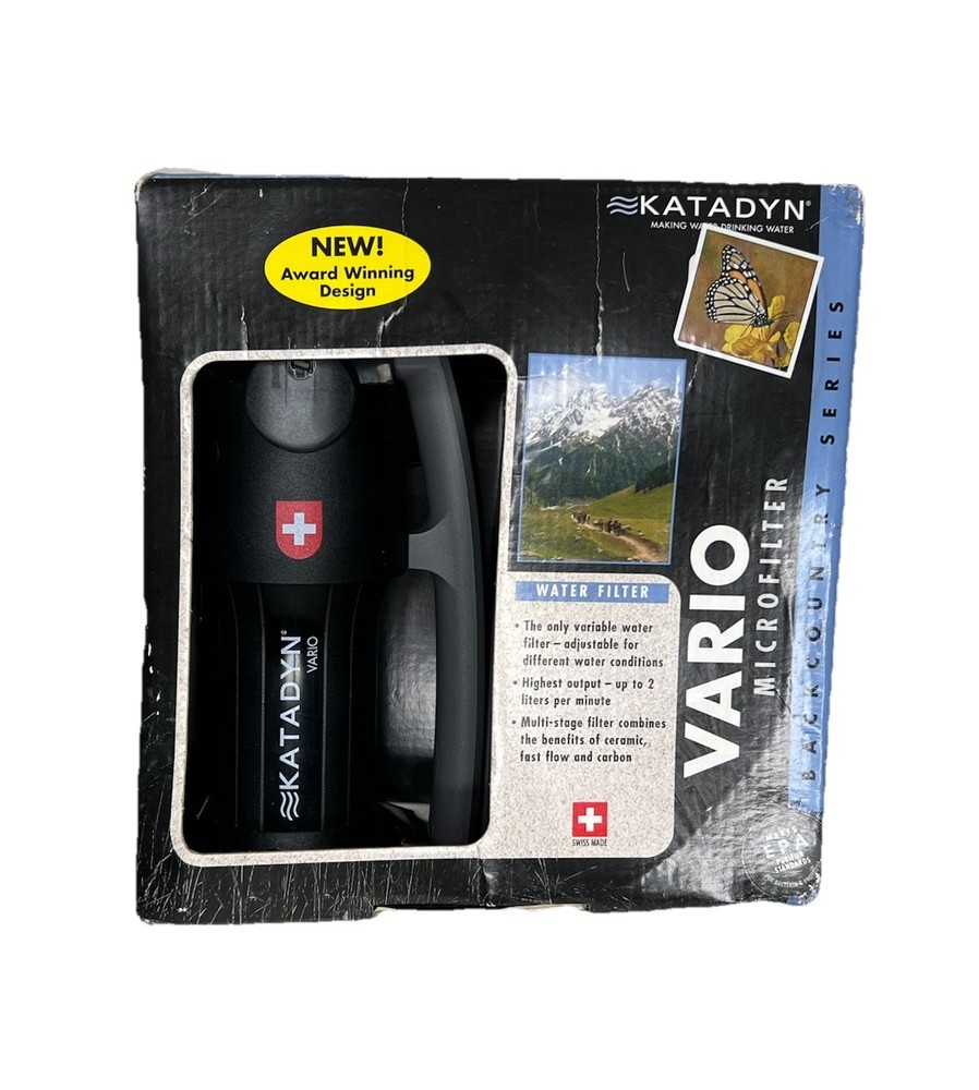 Katadyn Vario Microfilter Backcountry Portable Water Filter System 8014931