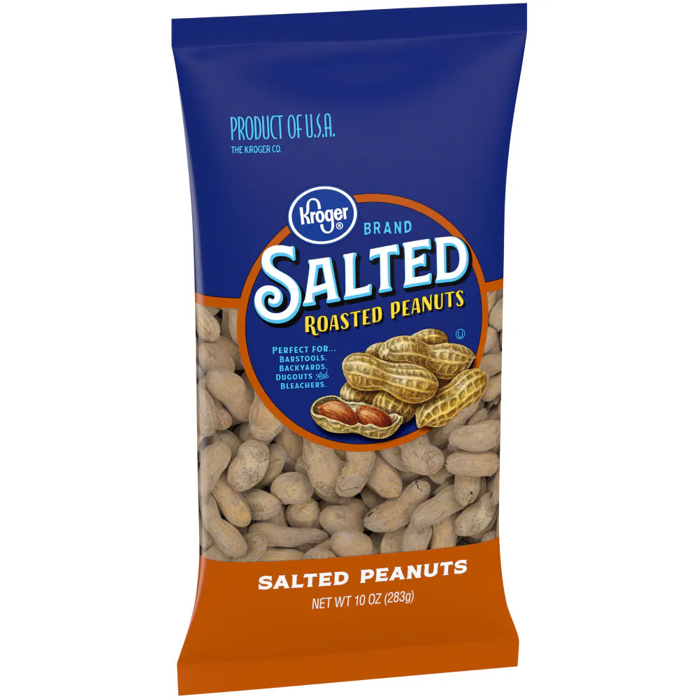 KG Salted In-Shell Peanuts 10 oz - 5 Pack