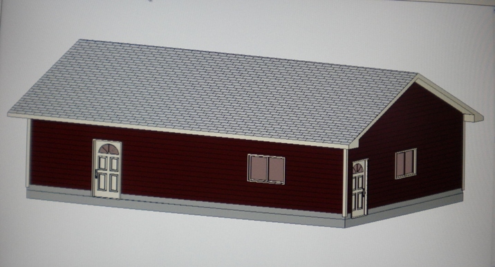 PERMIT READY 24' X 36' GARAGE PLAN DRAWN TO SCALE BLUEPRINTS AND MATERIALS LIST