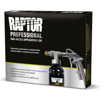 1x Upol Raptor Bedliner Vari-Nozzle Spray Gun Variable Schultz application Gun
