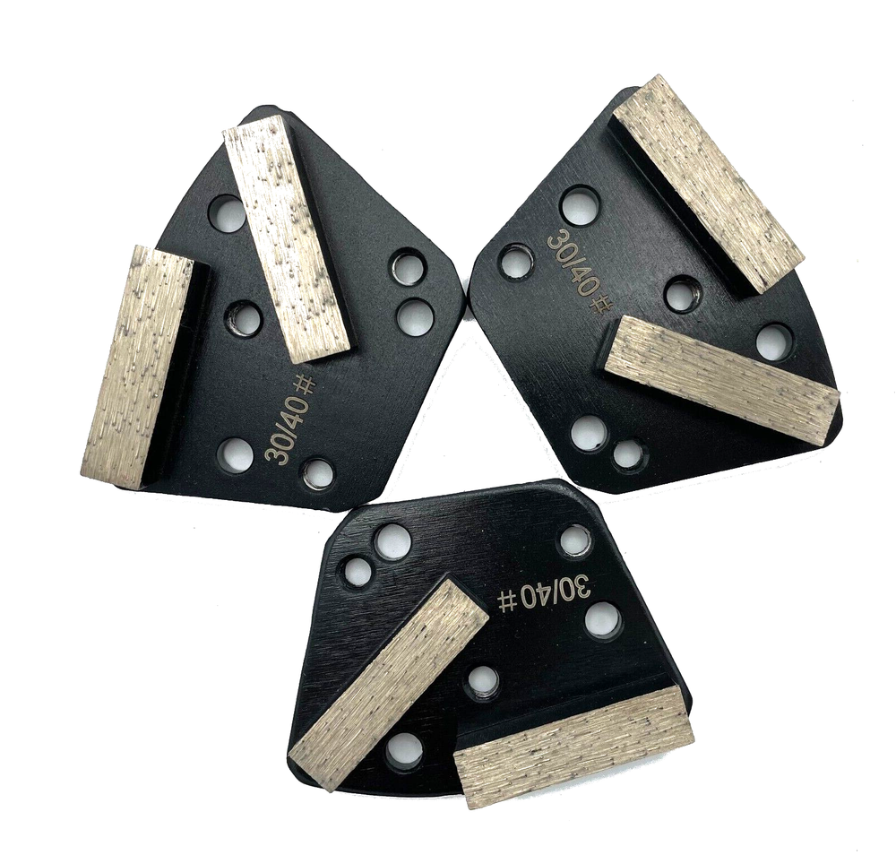 6PK Bolt on Trapezoid Diamond Grinding Disc for Concrete Grinders Medium Bond
