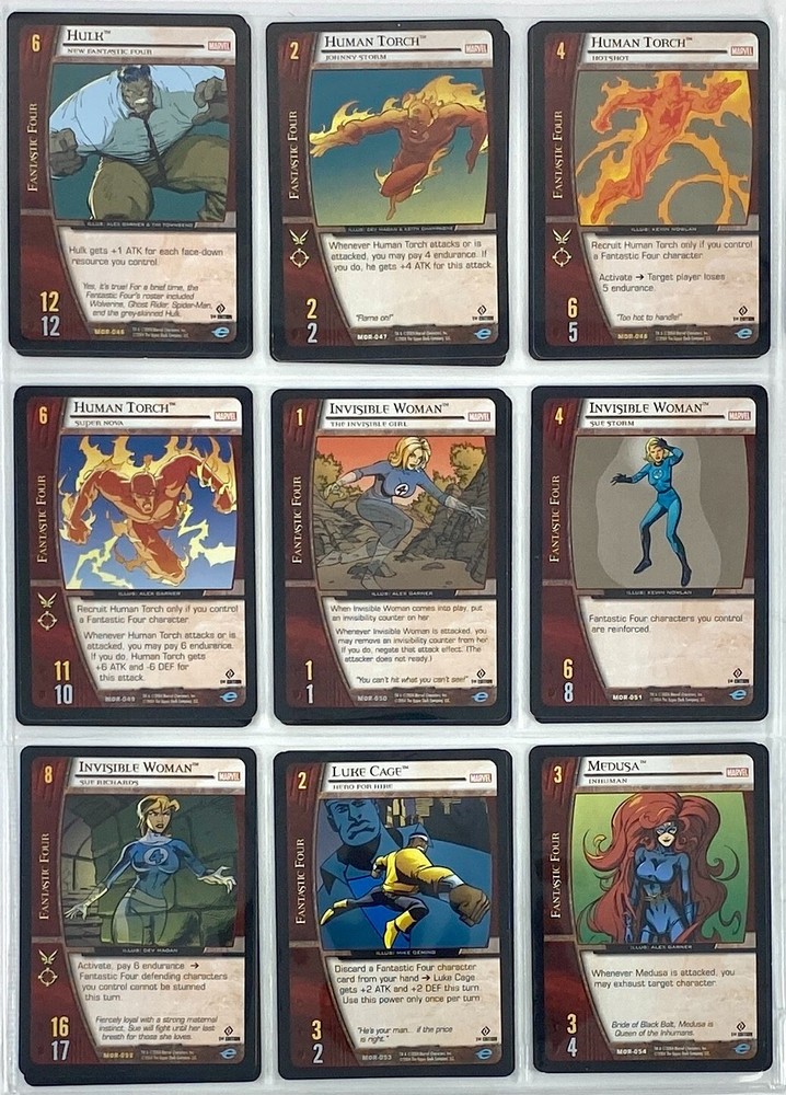 VS System Marvel Origins MOR 2004 220/220 COMPLETE SET NM