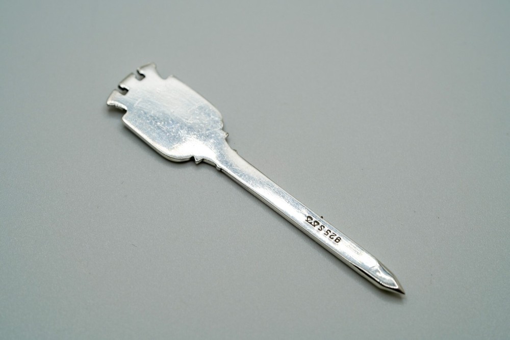 Sterling Silver OSLO Norway Toothpick 6cm