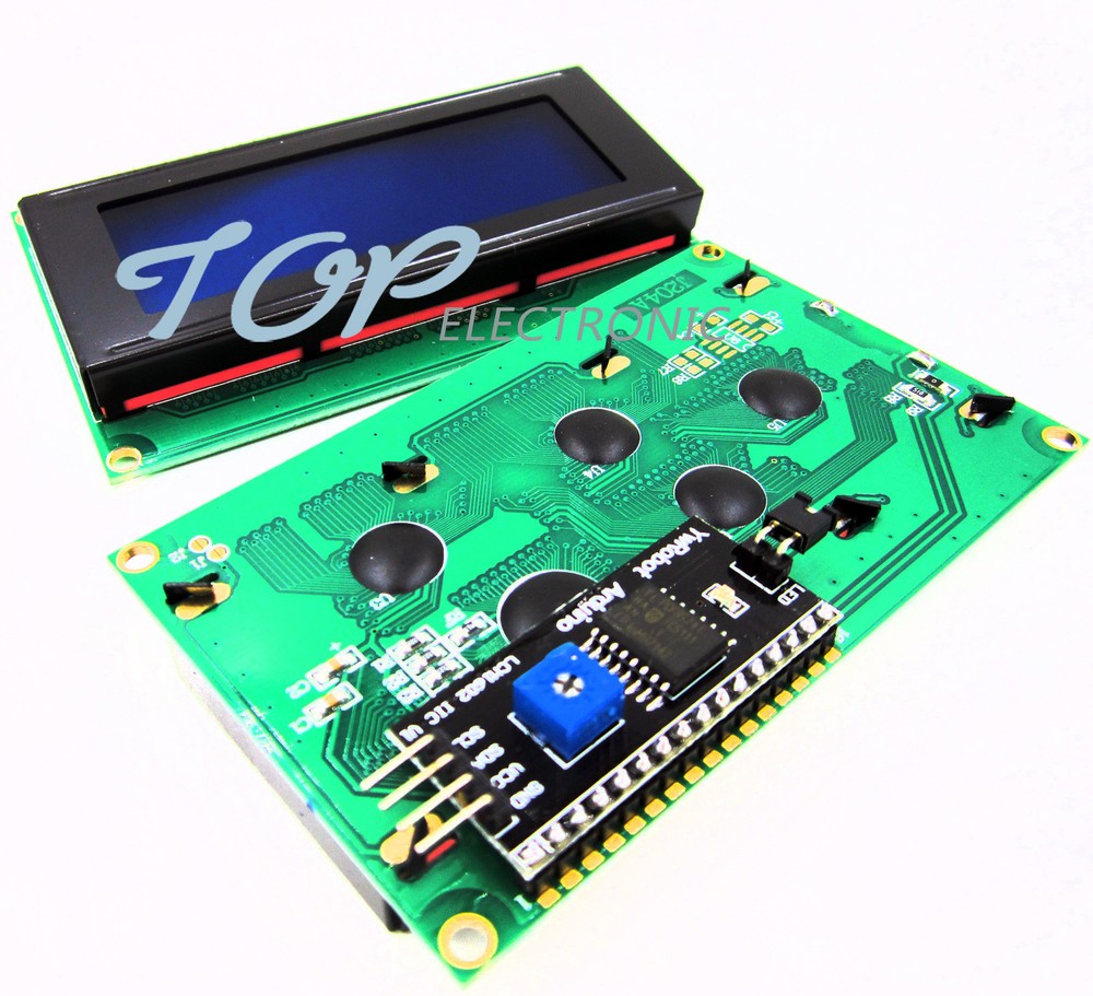 2004 20x4 LCD Character Display + IIC/I2C/TWI/SPI Serial interface Board Module