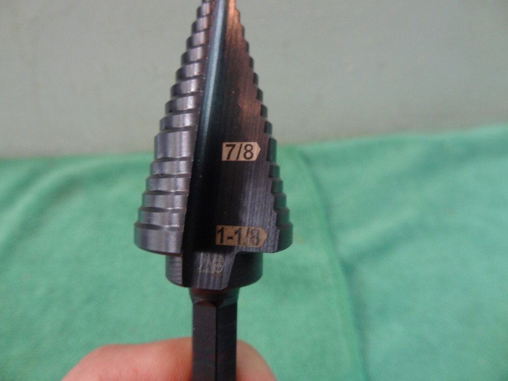 Klein Tools 'Unibit' Step Drill Bit 7/8" to 1-1/8" - KTSB11