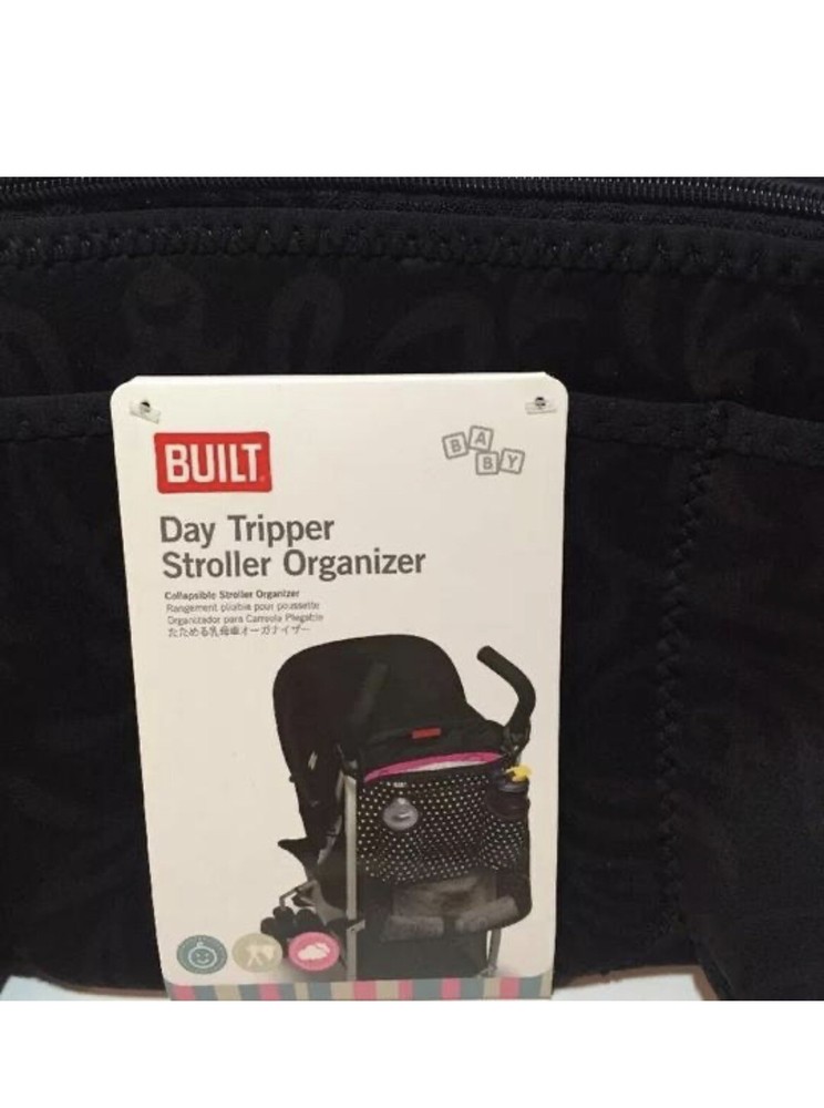 NEOPRENE STROLLER ORGANIZER BUILT NY "DAY TRIPPER" NEW