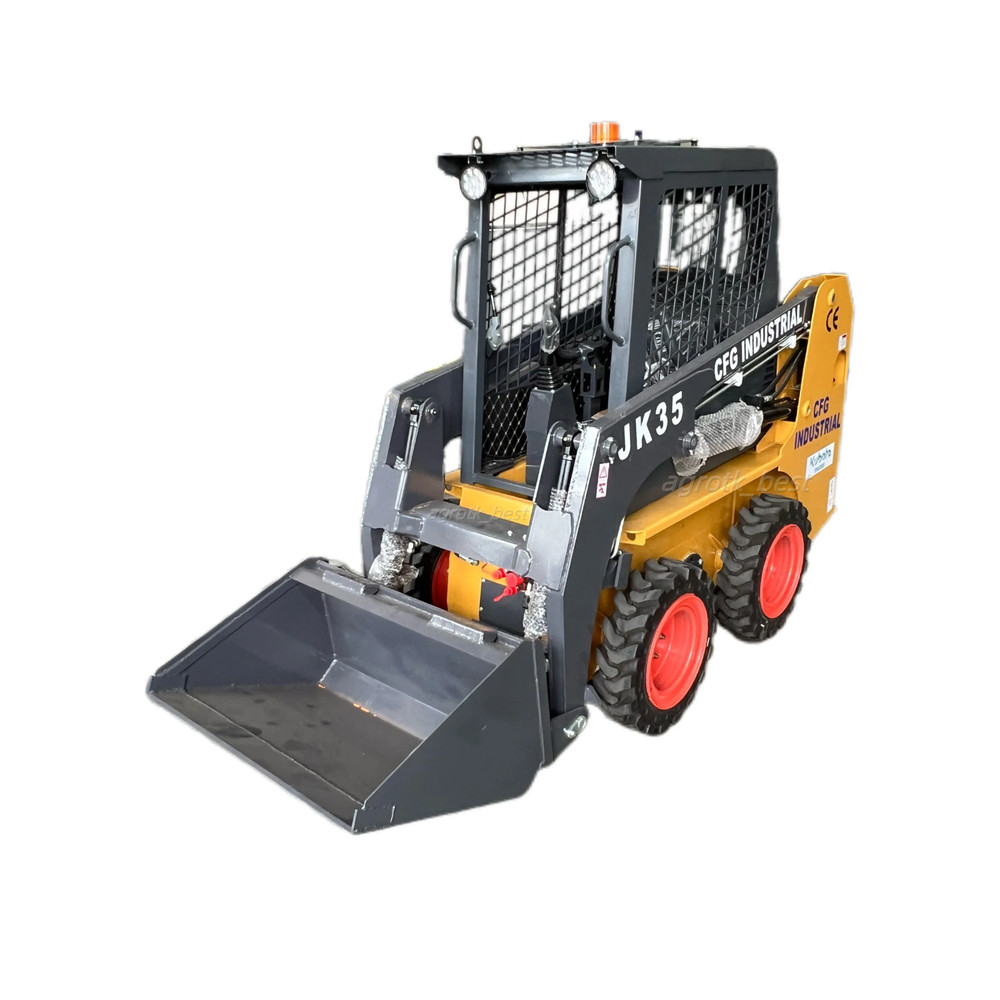 1.4 Ton Open Operator Wheel Skid Steer Loader