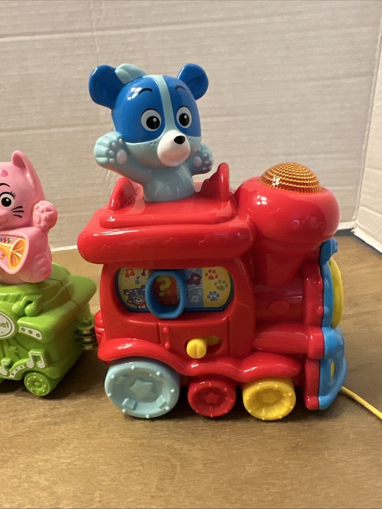 VTech Connect & Sing Animal Train Musical Instruments Toddler Pull Toy TESTED