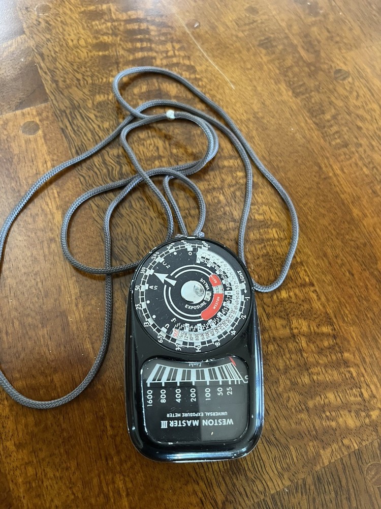 Weston Model 737 Master III Universal Exposure Light Meter With User Manual