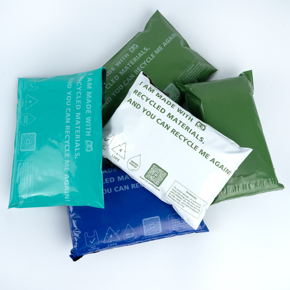 Owlpack Eco Friendly 2 MIL Thick Recycled Mailers, Poly Mailers (Teal)