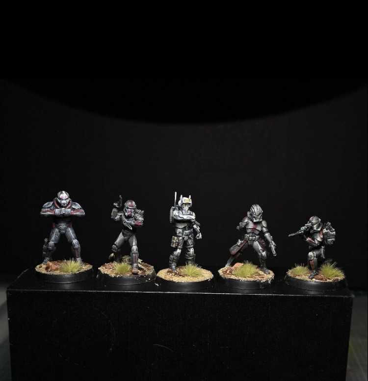 Star Wars Bad Batch Legion Scale Miniatures || Handpainted