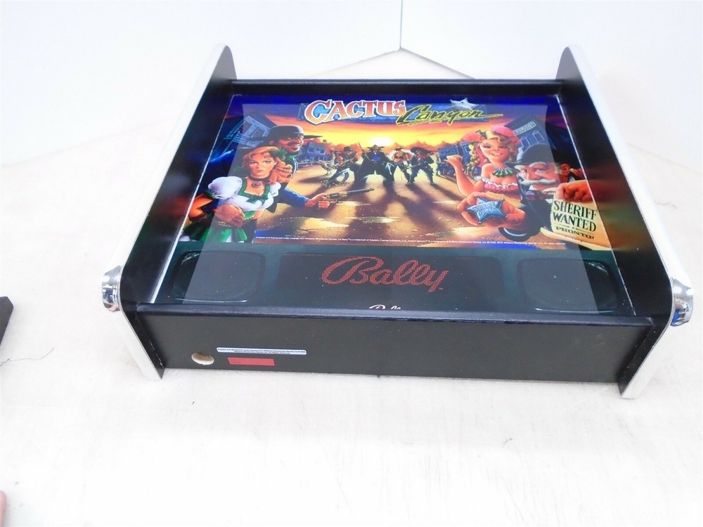 Bally Cactus Canyon Pinball Head LED Display light box