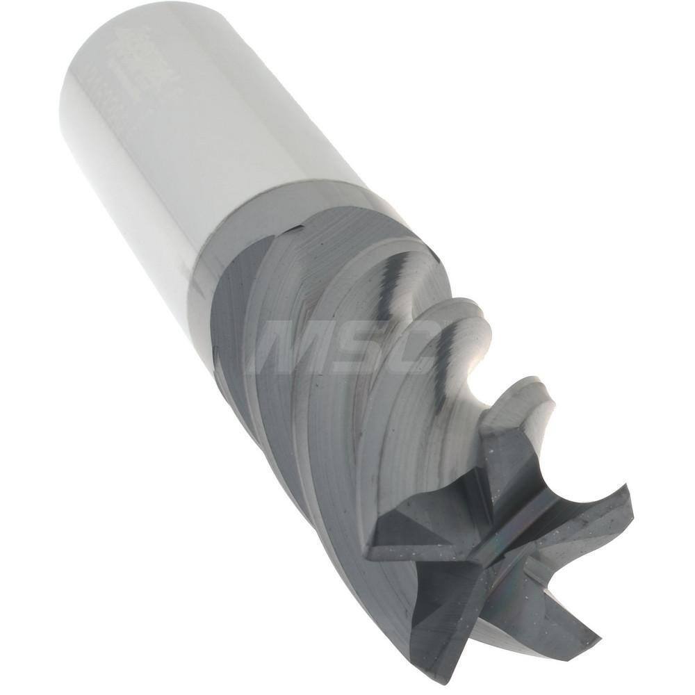Accupro 3/4" Diam 5 Flute Single End Solid Carbide 0.03" Corner Radius End Mi...