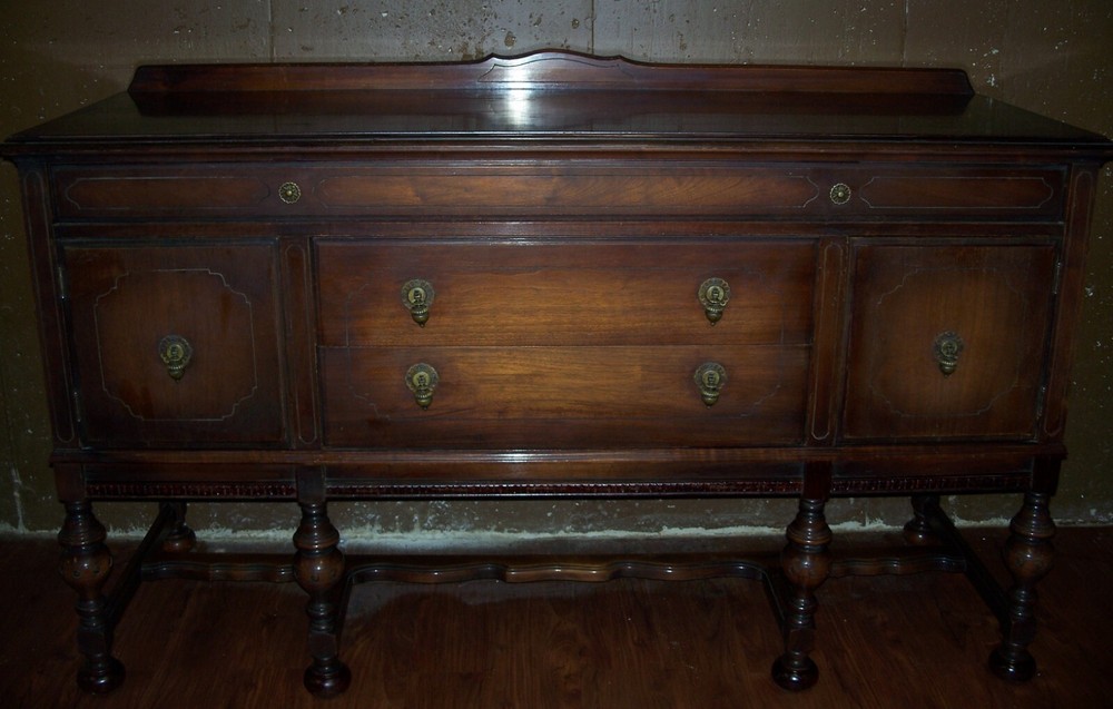 1920's Niemann Table Co. Sideboard Buffet 66" As-Is, Pick-Up Only, Please Read