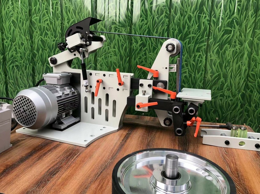 1 PC Multi-function 72"x2" Variable Speed Belt Sander Knife Grinder 220V 2 Stand