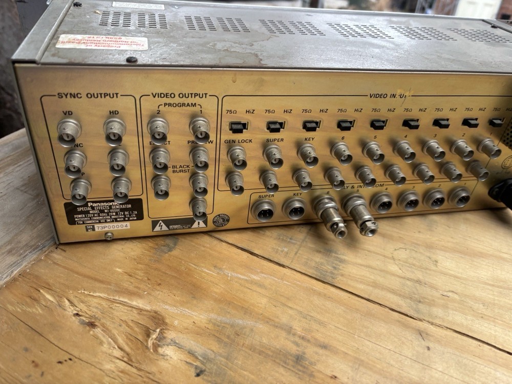 Panasonic WJ-4600C Special Effects Generator