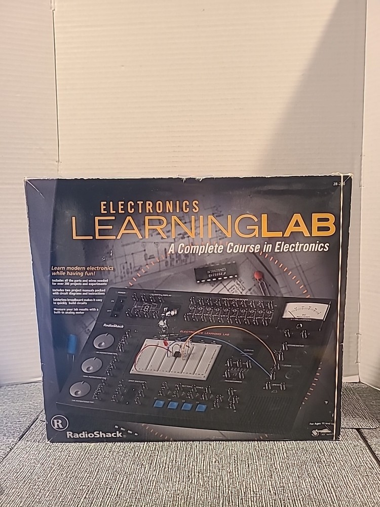 RadioShack Electronics Learning Lab Model 28-280 With  Two Workbooks