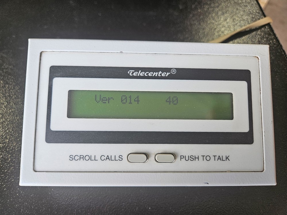 Rauland Borg ICSDTD Telecenter Intercom Desk Module P8