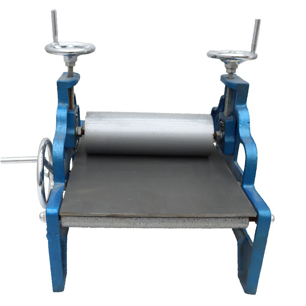 Manual Slab Roller Printmaking Machine Tabletop Adjustable No Shims Tool