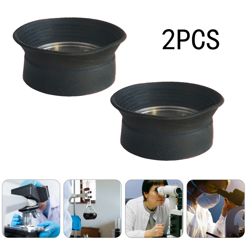 2 x  Binocular Microscope Eyepiece Cup Rubber Eye Lens Guard Shield for 29-36mm