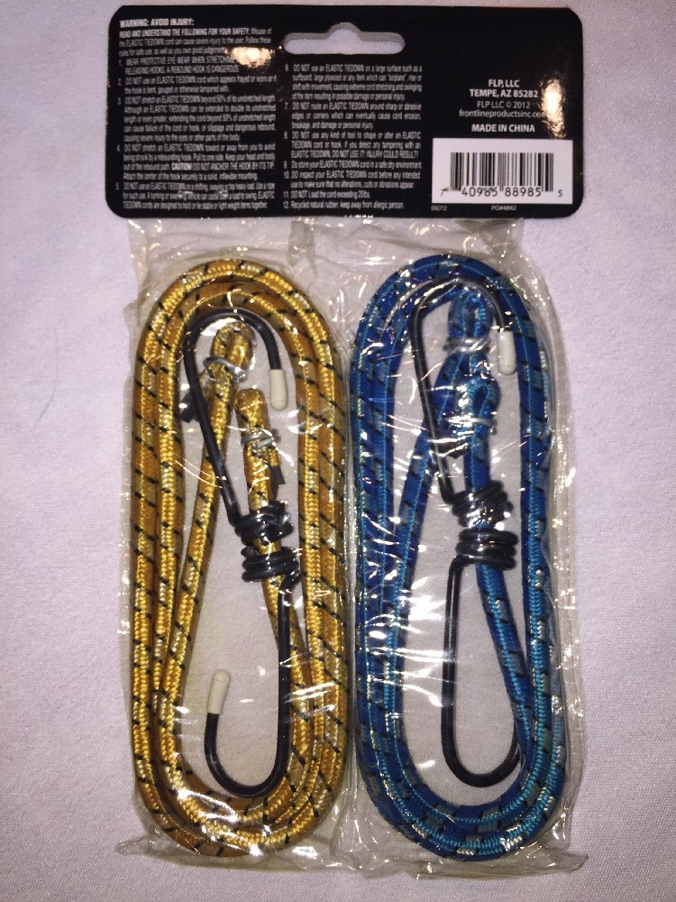 LIGHT DUTY BUNGEE CORDS 2 Piece NEW! 36"