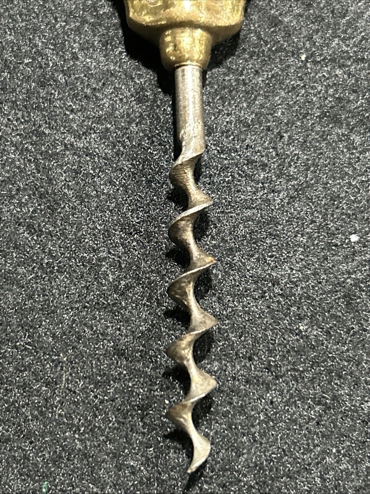 Vintage Corkscrew Brass Top Victory Ship