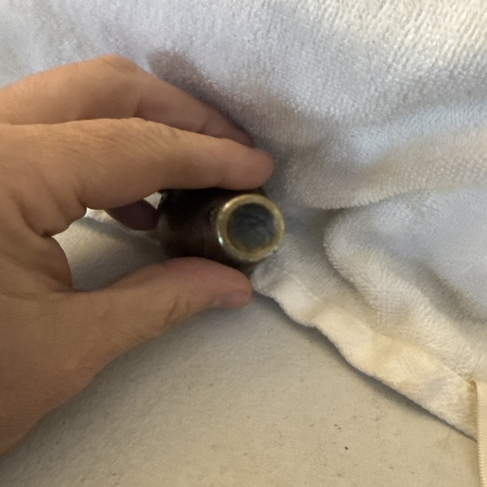 Vintage Muzzleloader Ball Starter Brass & Wood